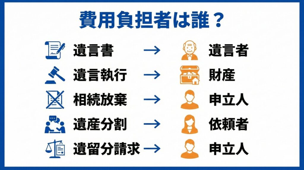 遺産相続の費用は誰が払う？ 負担すべき人や費用相場についてを解説
