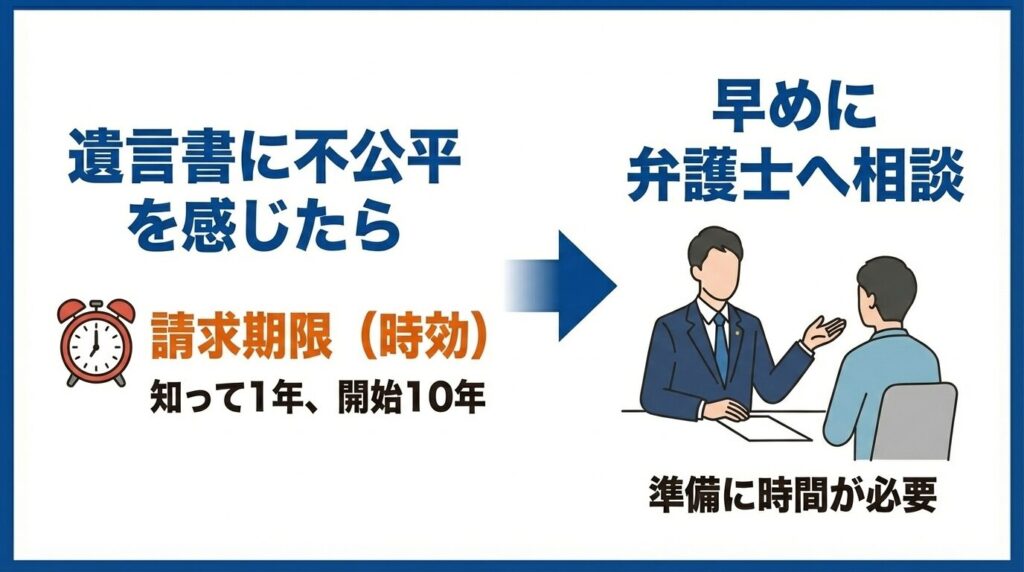 遺言書の内容に納得がいかない場合