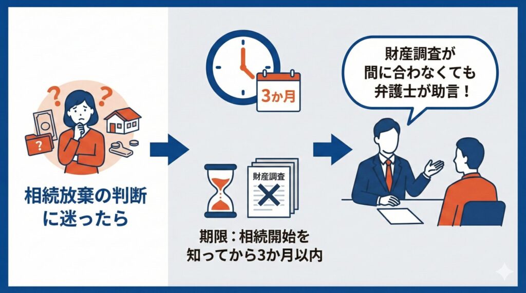 相続放棄の判断に迷っている場合