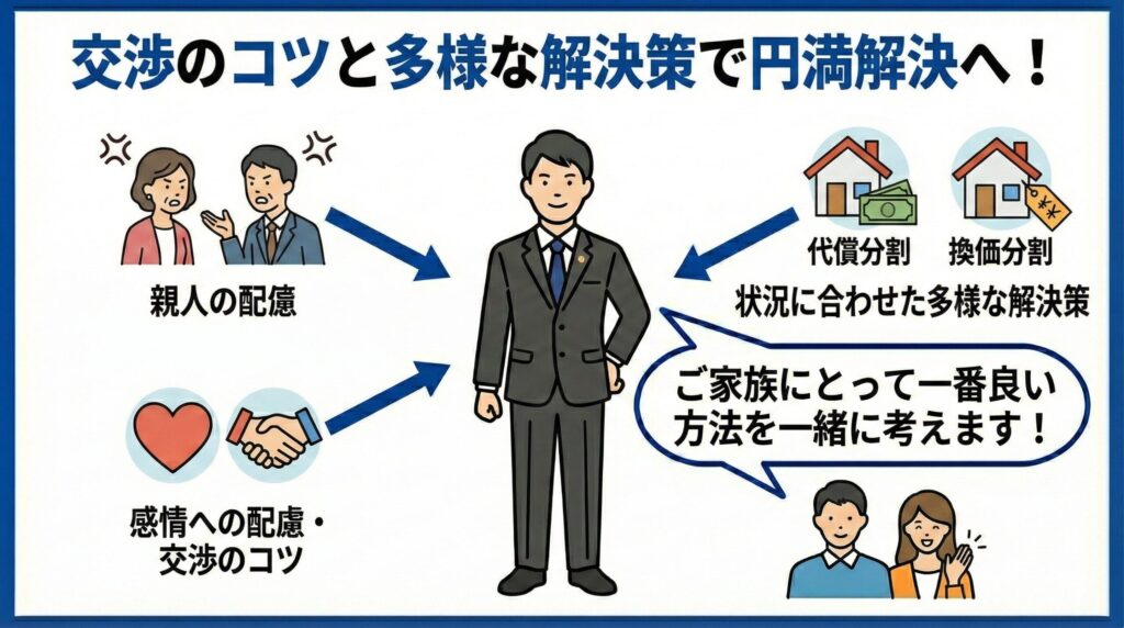 交渉の「勘所」と「解決の選択肢」の多さが違う