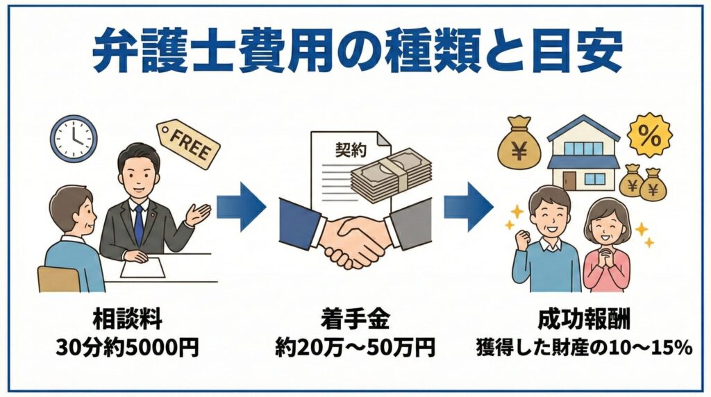 相続で弁護士に相談する費用