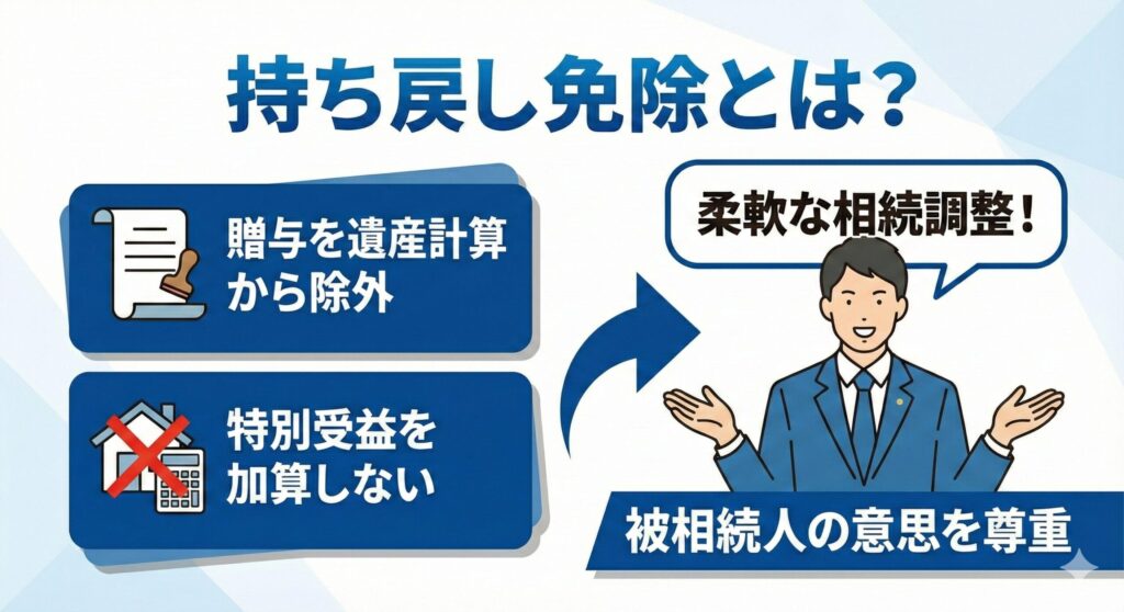 持ち戻し免除が使われる場面と仕組み